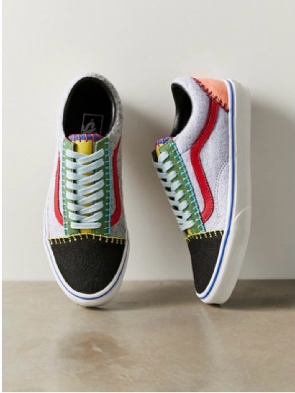 🆕 Vans Old Skool 'Blanket Stitch' Sneakers Shoes SPECIAL EDITION Sz 8